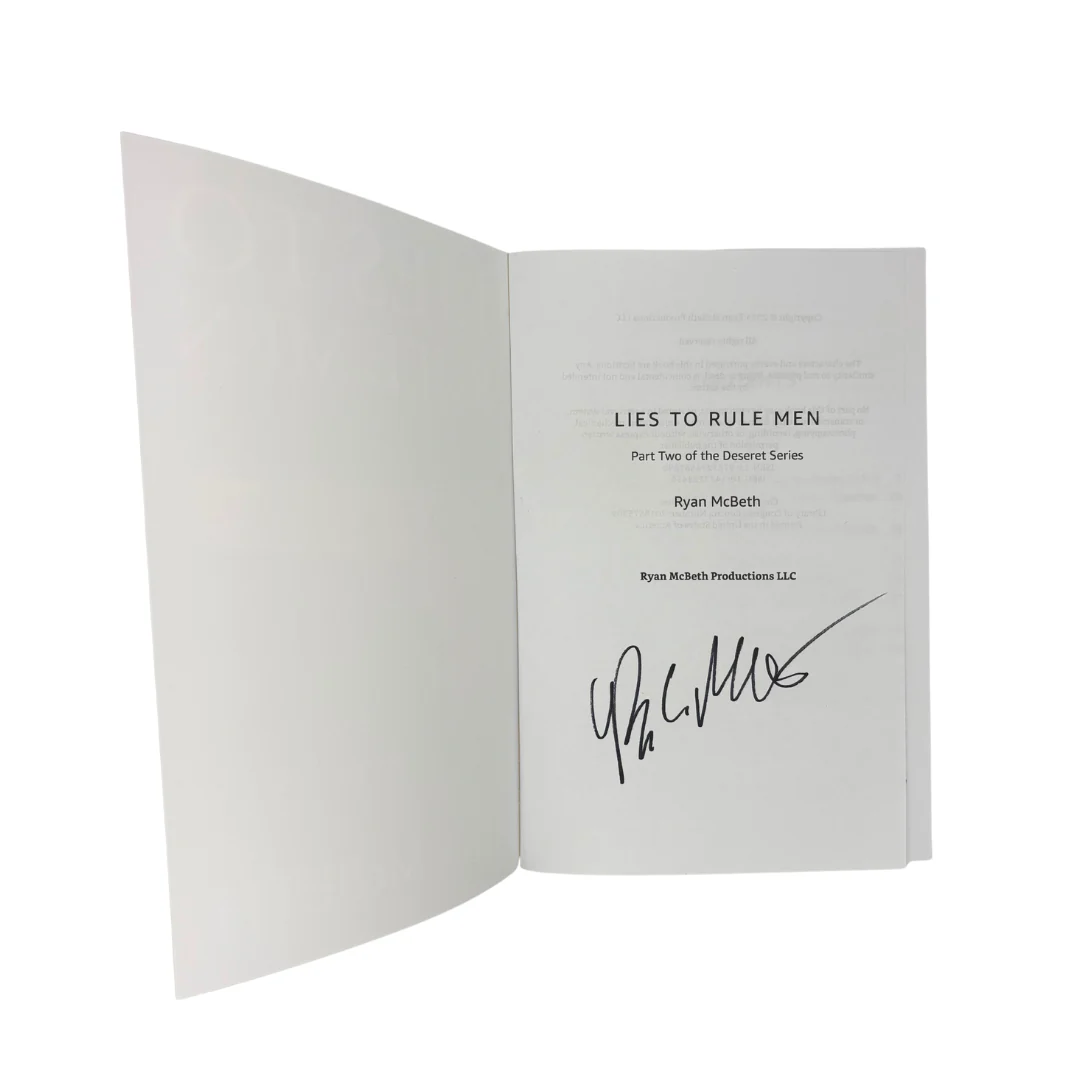 Lies To Rule Men: A Novel (Signed Copy) - Image 3